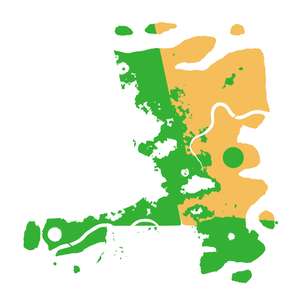 Biome Rust Map: Procedural Map, Size: 3800, Seed: 783387481