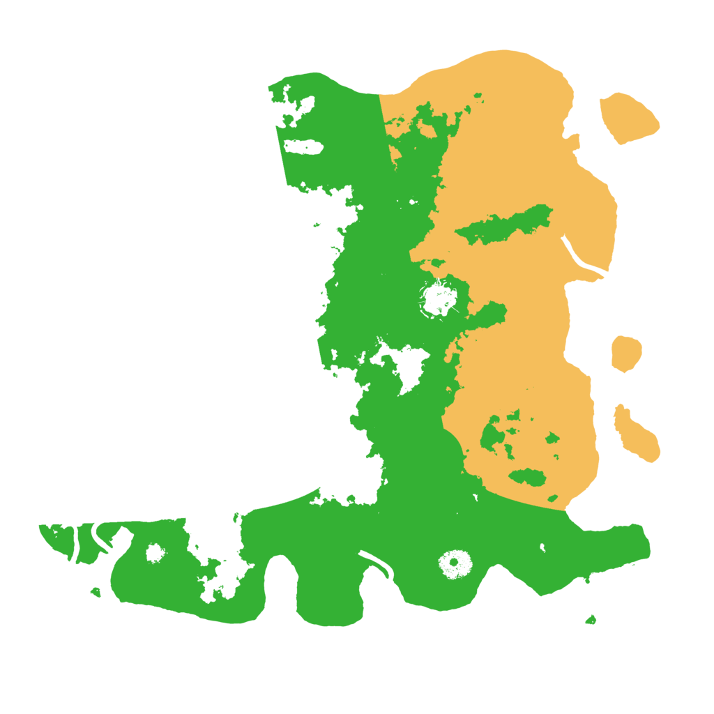 Biome Rust Map: Procedural Map, Size: 3500, Seed: 2079043838