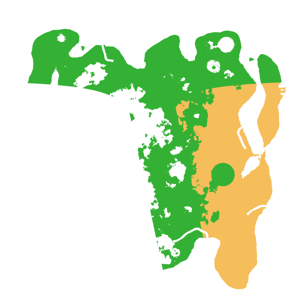 Biome Rust Map: Procedural Map, Size: 3500, Seed: 53585457