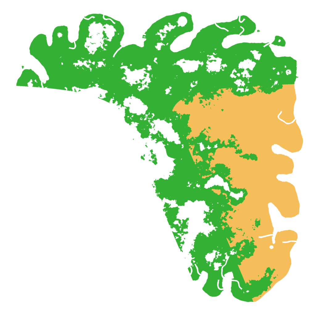 Biome Rust Map: Procedural Map, Size: 6000, Seed: 235243835