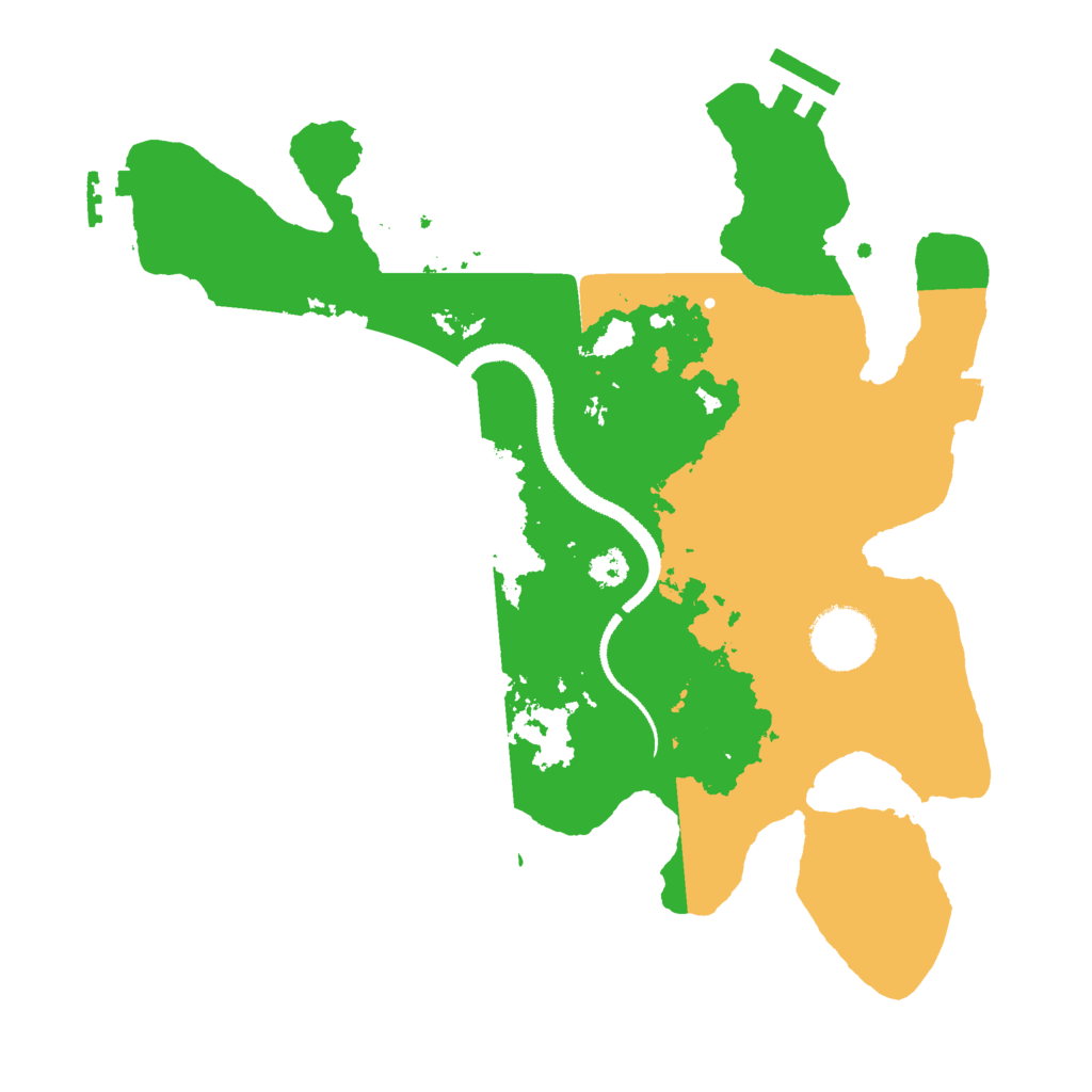 Biome Rust Map: Procedural Map, Size: 3000, Seed: 2442060