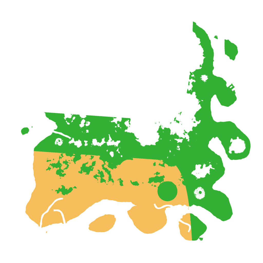 Biome Rust Map: Procedural Map, Size: 3500, Seed: 1062805628