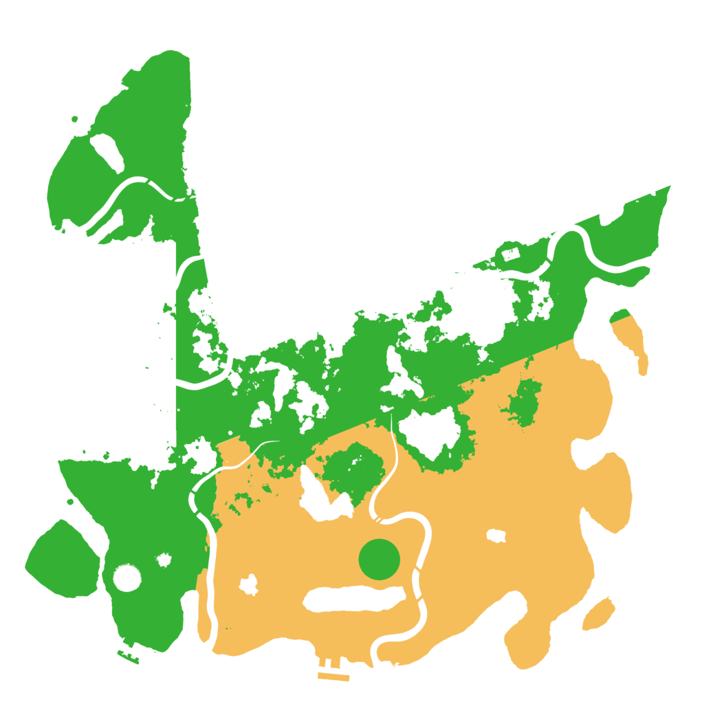 Biome Rust Map: Procedural Map, Size: 4500, Seed: 1496707252