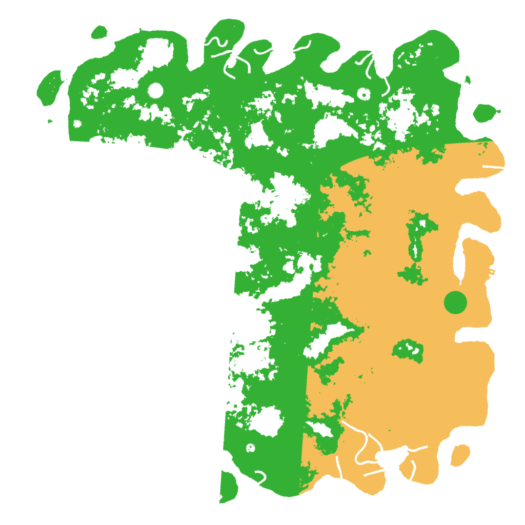 Biome Rust Map: Procedural Map, Size: 6000, Seed: 8004890