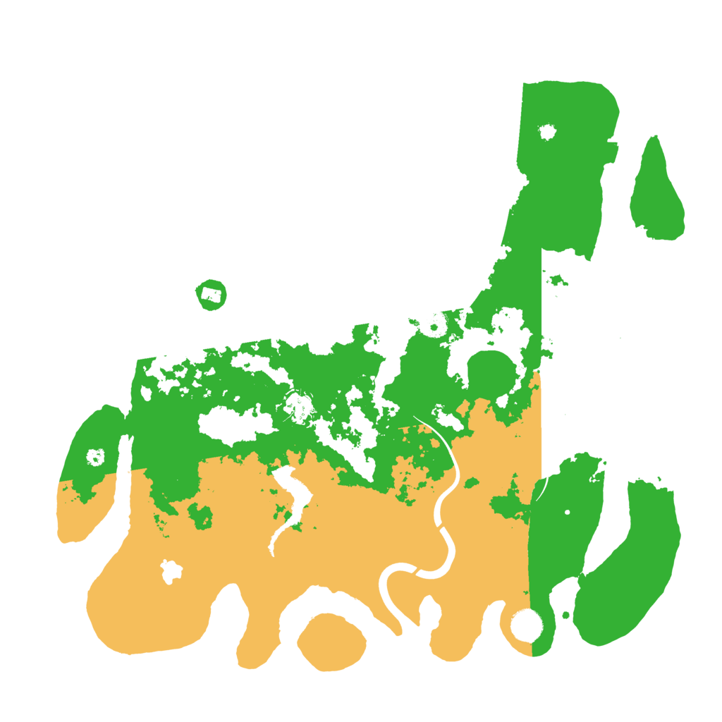 Biome Rust Map: Procedural Map, Size: 4000, Seed: 1334079523