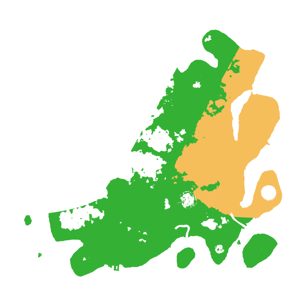 Biome Rust Map: Procedural Map, Size: 3500, Seed: 37631