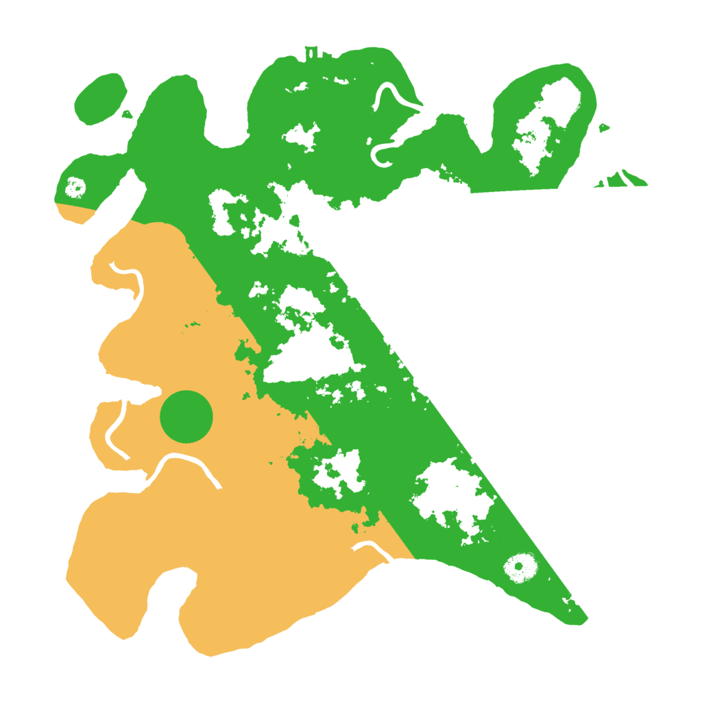 Biome Rust Map: Procedural Map, Size: 3500, Seed: 1602261966
