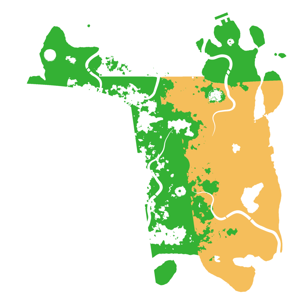 Biome Rust Map: Procedural Map, Size: 4500, Seed: 10121991