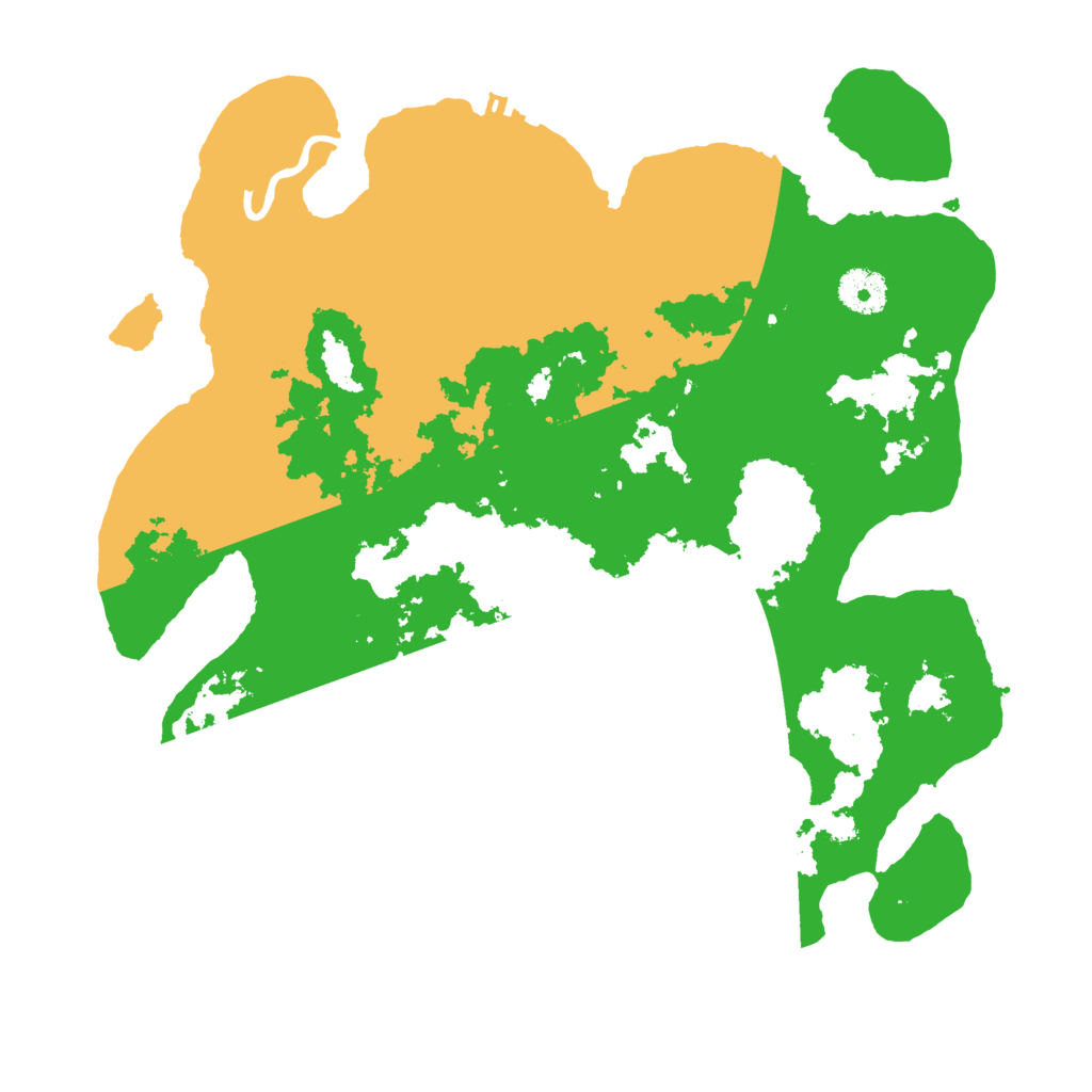 Biome Rust Map: Procedural Map, Size: 3500, Seed: 734562895