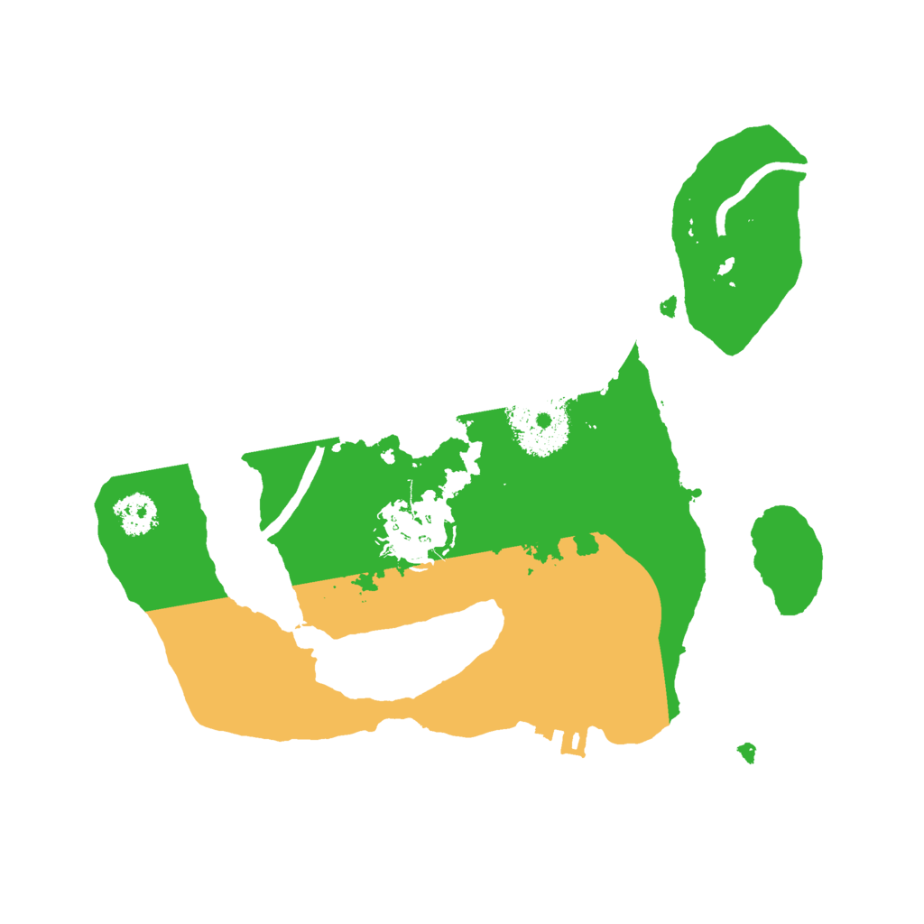 Biome Rust Map: Procedural Map, Size: 2300, Seed: 45