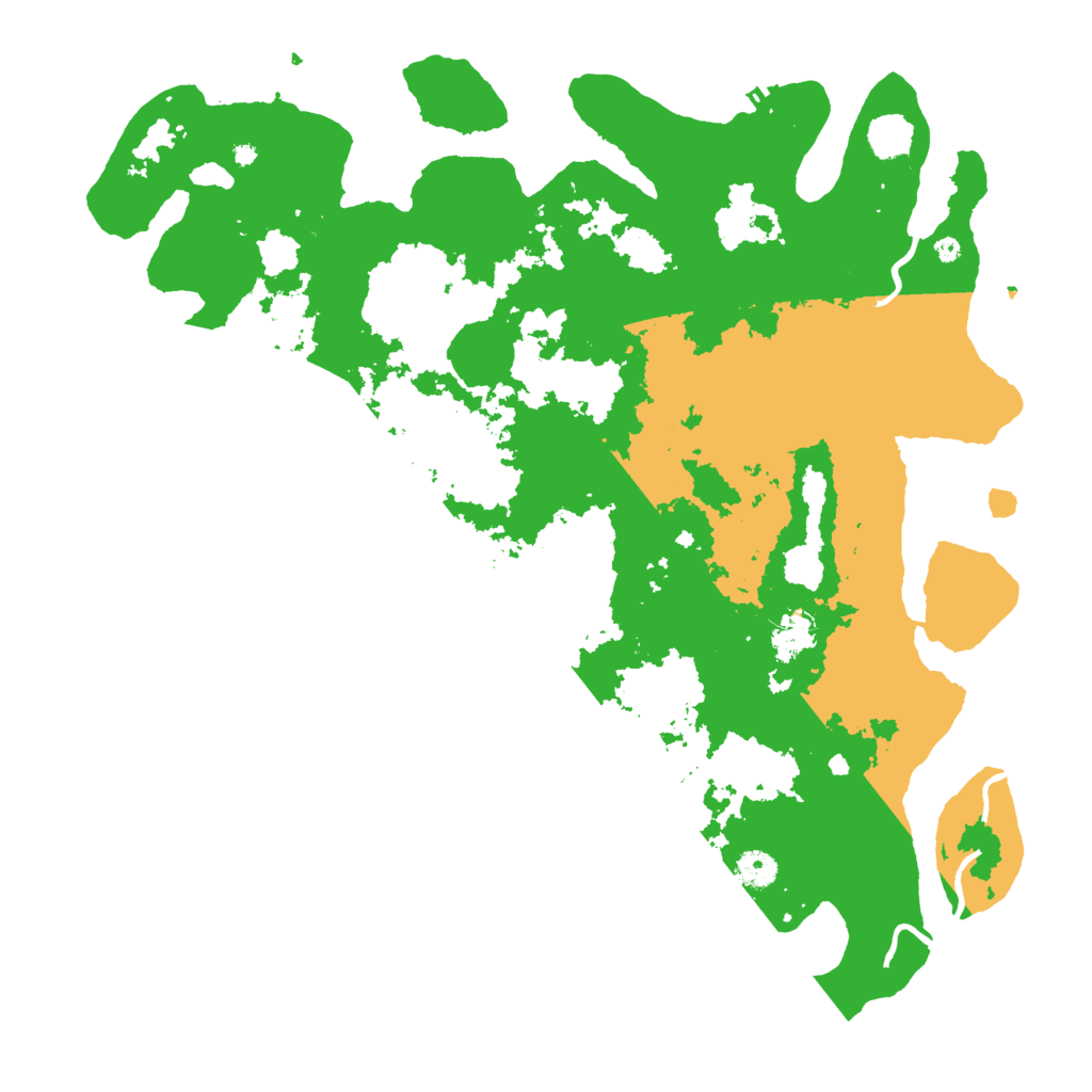 Biome Rust Map: Procedural Map, Size: 4500, Seed: 1160962755