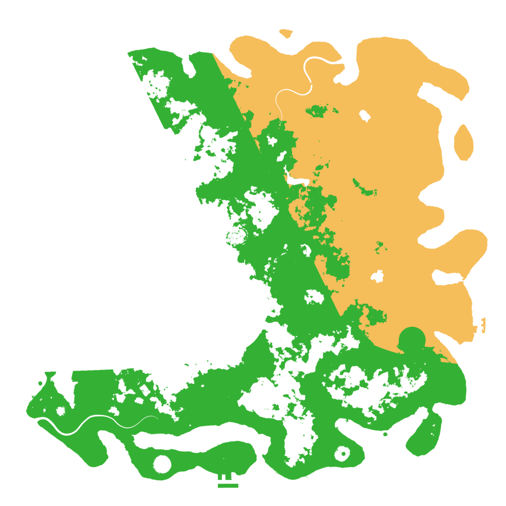 Biome Rust Map: Procedural Map, Size: 5000, Seed: 234761