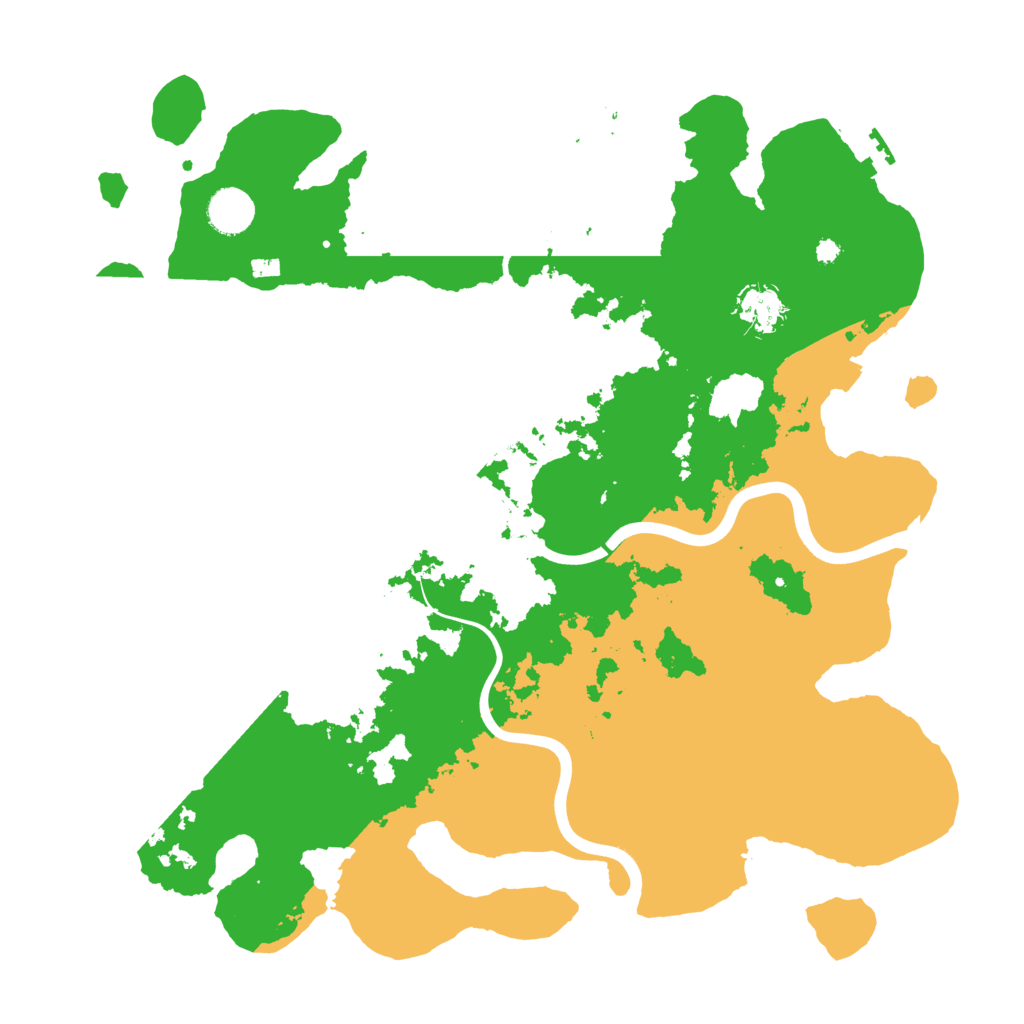 Biome Rust Map: Procedural Map, Size: 3900, Seed: 1234567