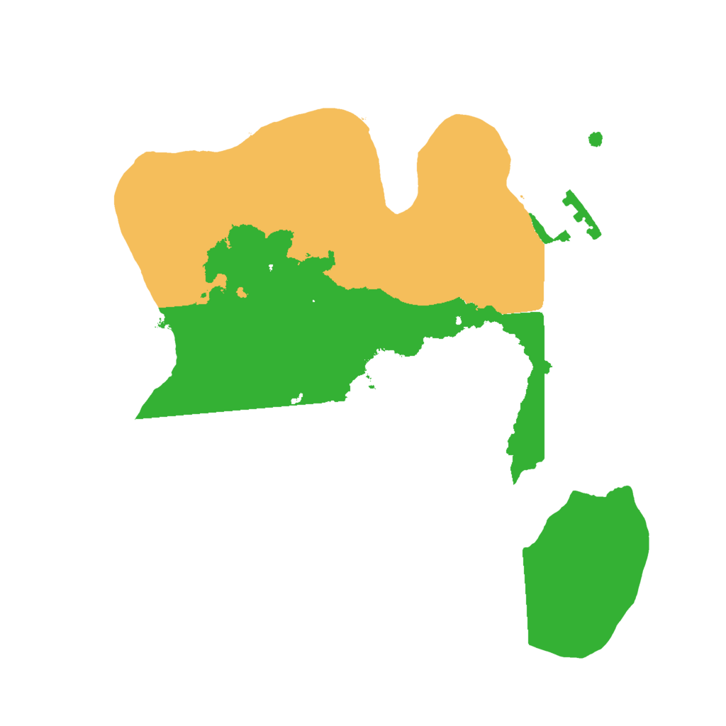 Biome Rust Map: Procedural Map, Size: 2000, Seed: 2947