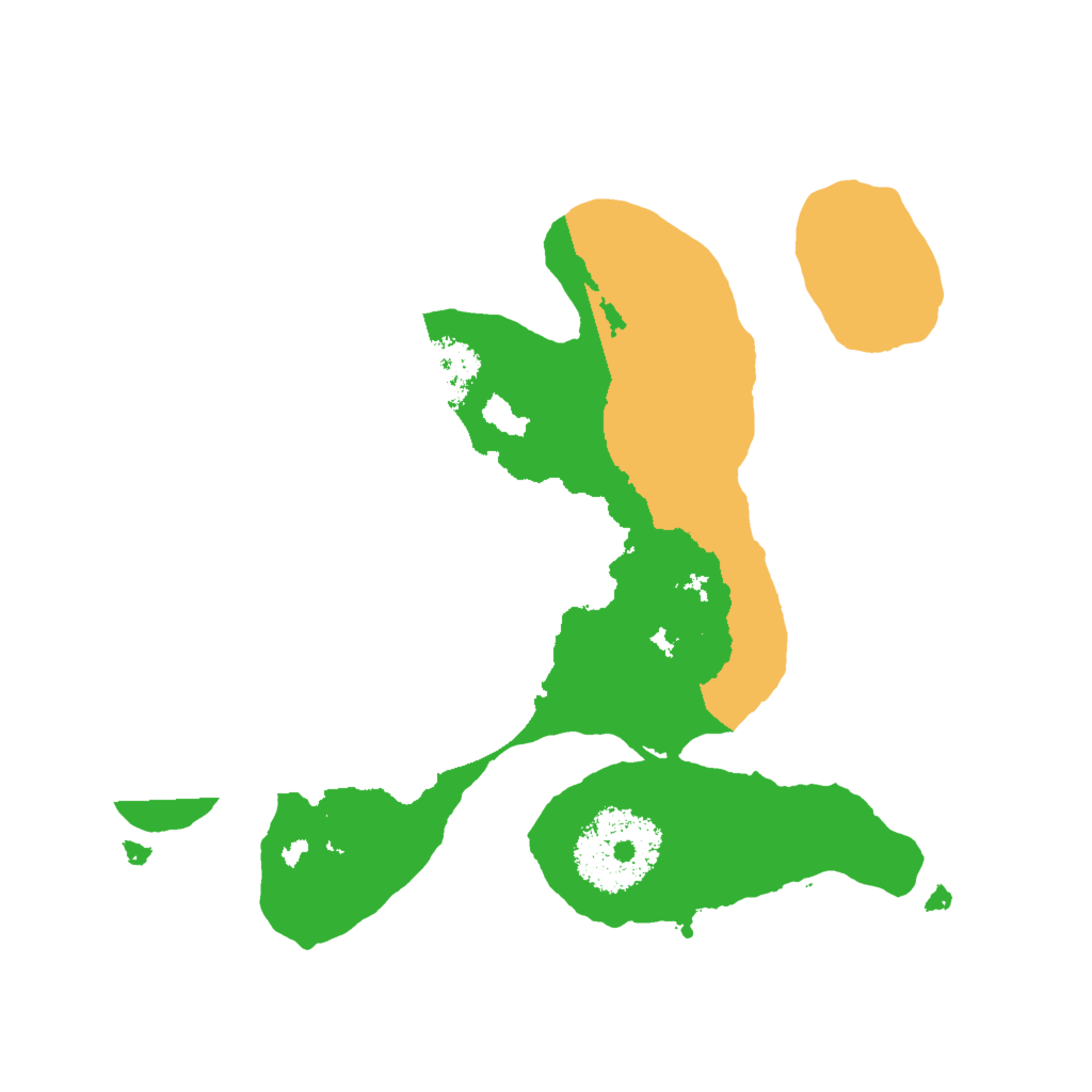 Biome Rust Map: Procedural Map, Size: 2000, Seed: 1169