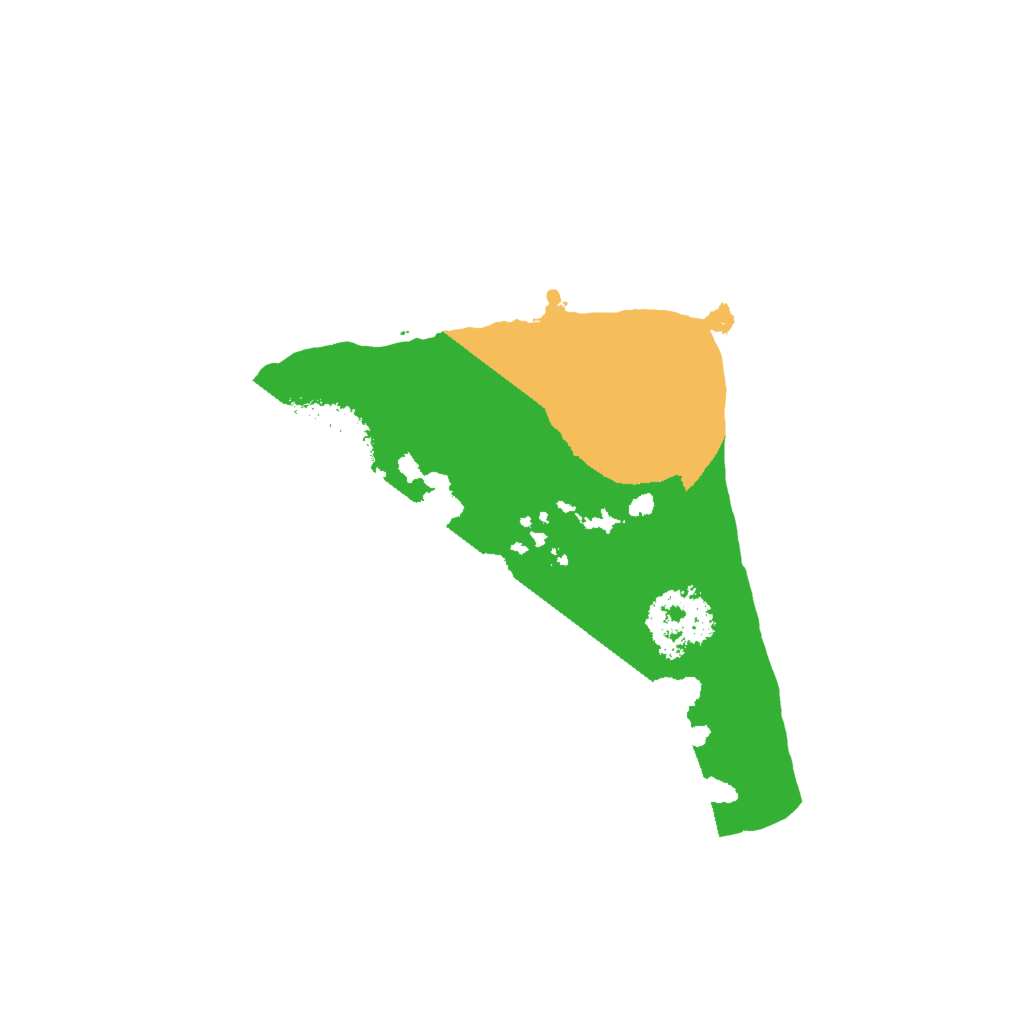 Biome Rust Map: Procedural Map, Size: 1600, Seed: 421516