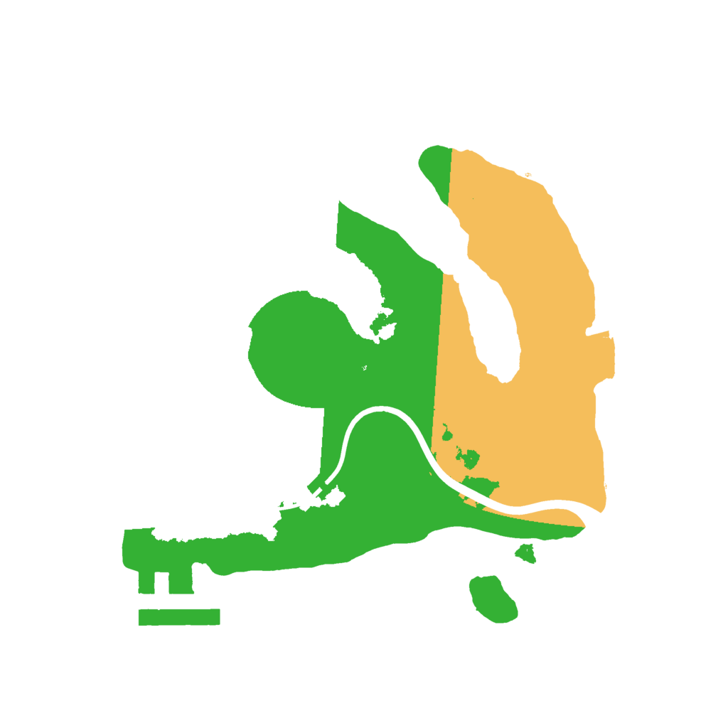 Biome Rust Map: Procedural Map, Size: 1800, Seed: 421516321