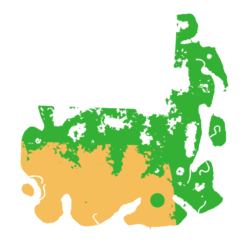 Biome Rust Map: Procedural Map, Size: 4444, Seed: 987456