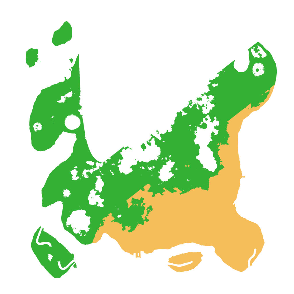 Biome Rust Map: Procedural Map, Size: 3500, Seed: 106054843