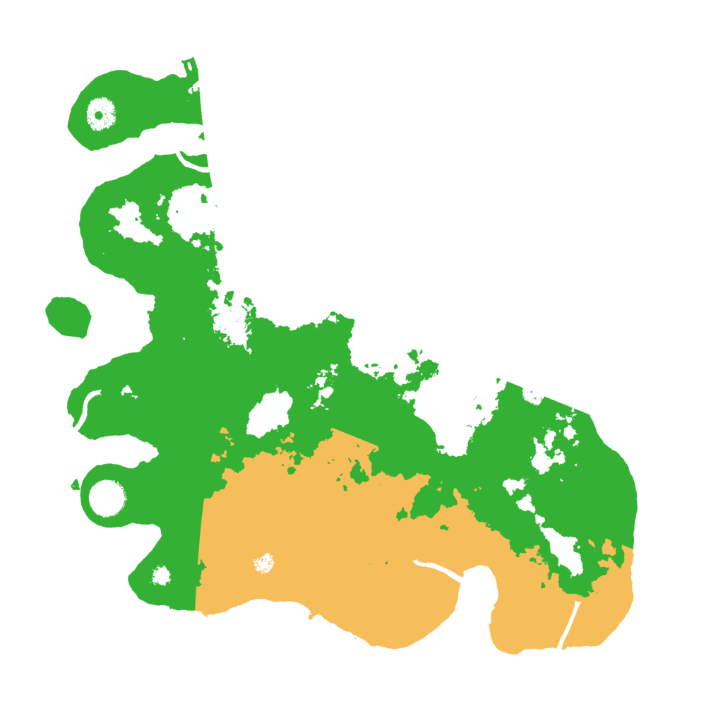 Biome Rust Map: Procedural Map, Size: 3500, Seed: 756616