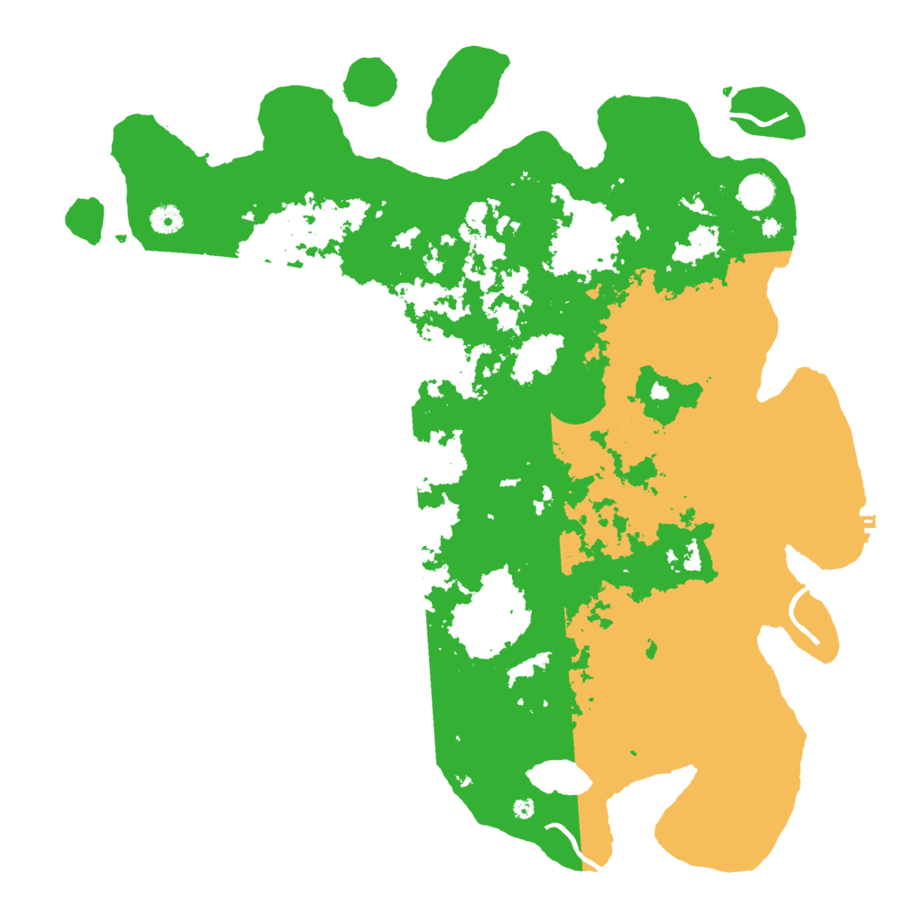 Biome Rust Map: Procedural Map, Size: 4500, Seed: 672711814