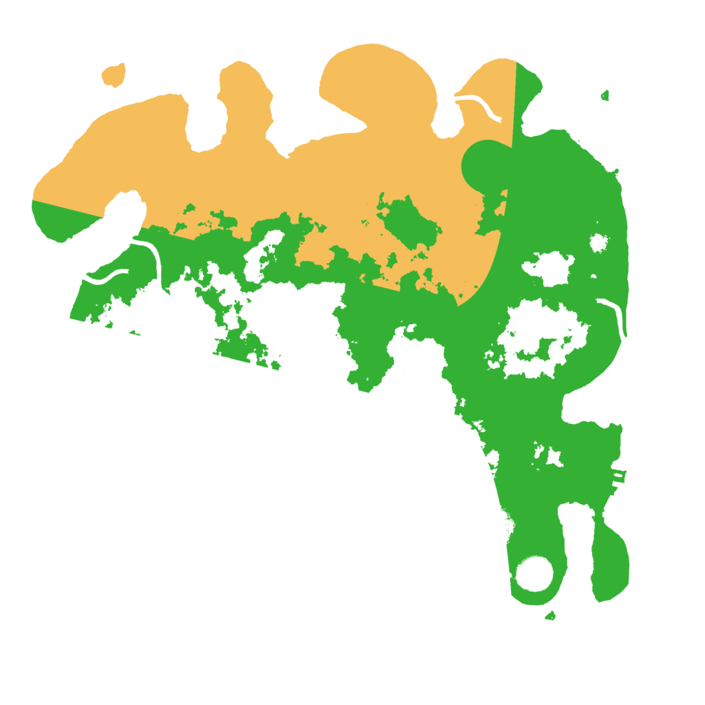 Biome Rust Map: Procedural Map, Size: 3500, Seed: 562877886