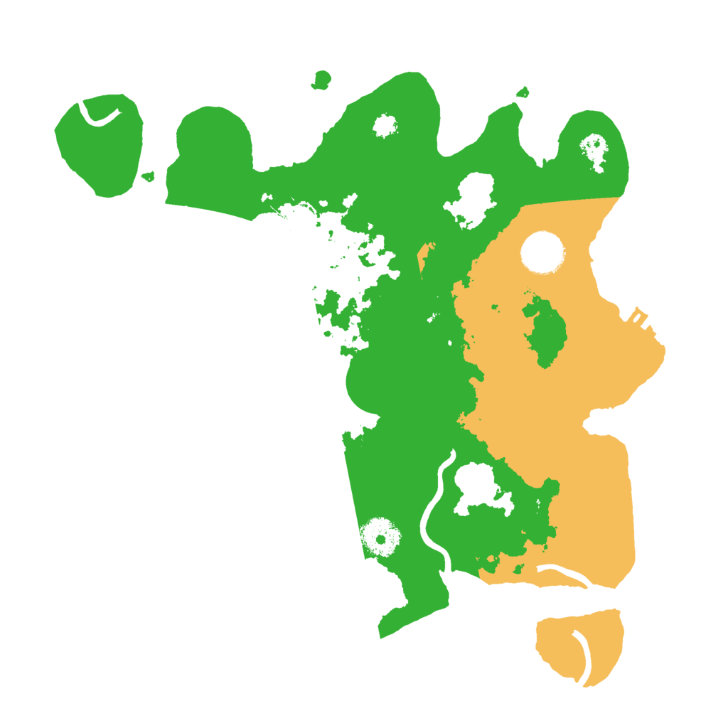 Biome Rust Map: Procedural Map, Size: 3000, Seed: 118812817