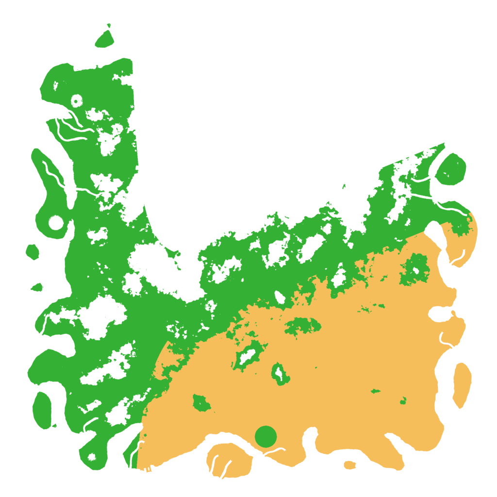 Biome Rust Map: Procedural Map, Size: 6000, Seed: 6229489