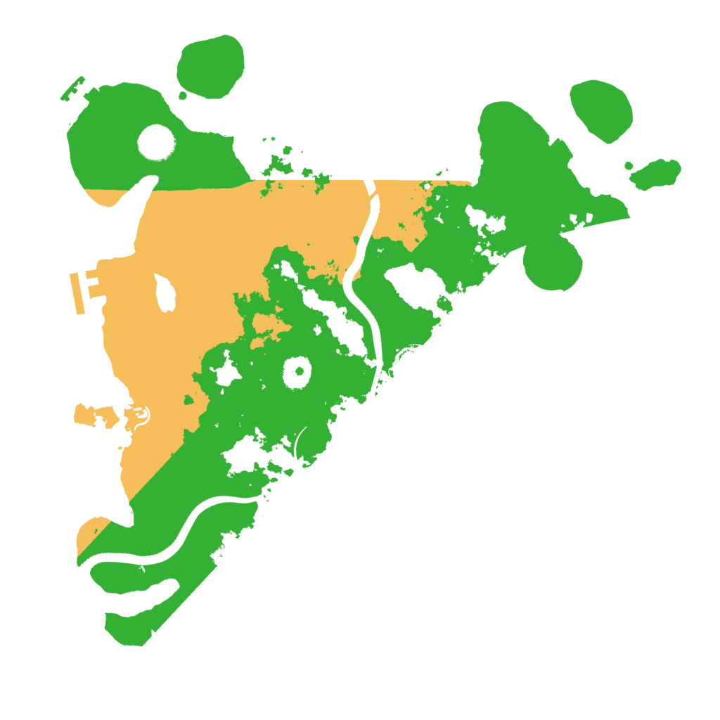 Biome Rust Map: Procedural Map, Size: 3500, Seed: 861264959