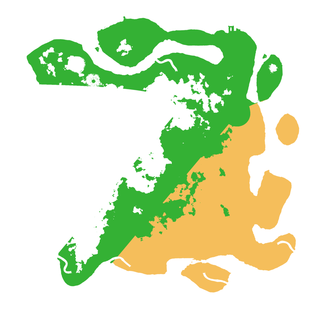 Biome Rust Map: Procedural Map, Size: 3500, Seed: 1000837012