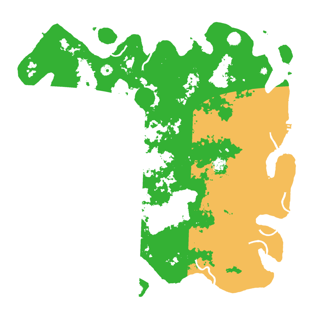 Biome Rust Map: Procedural Map, Size: 4250, Seed: 54514972