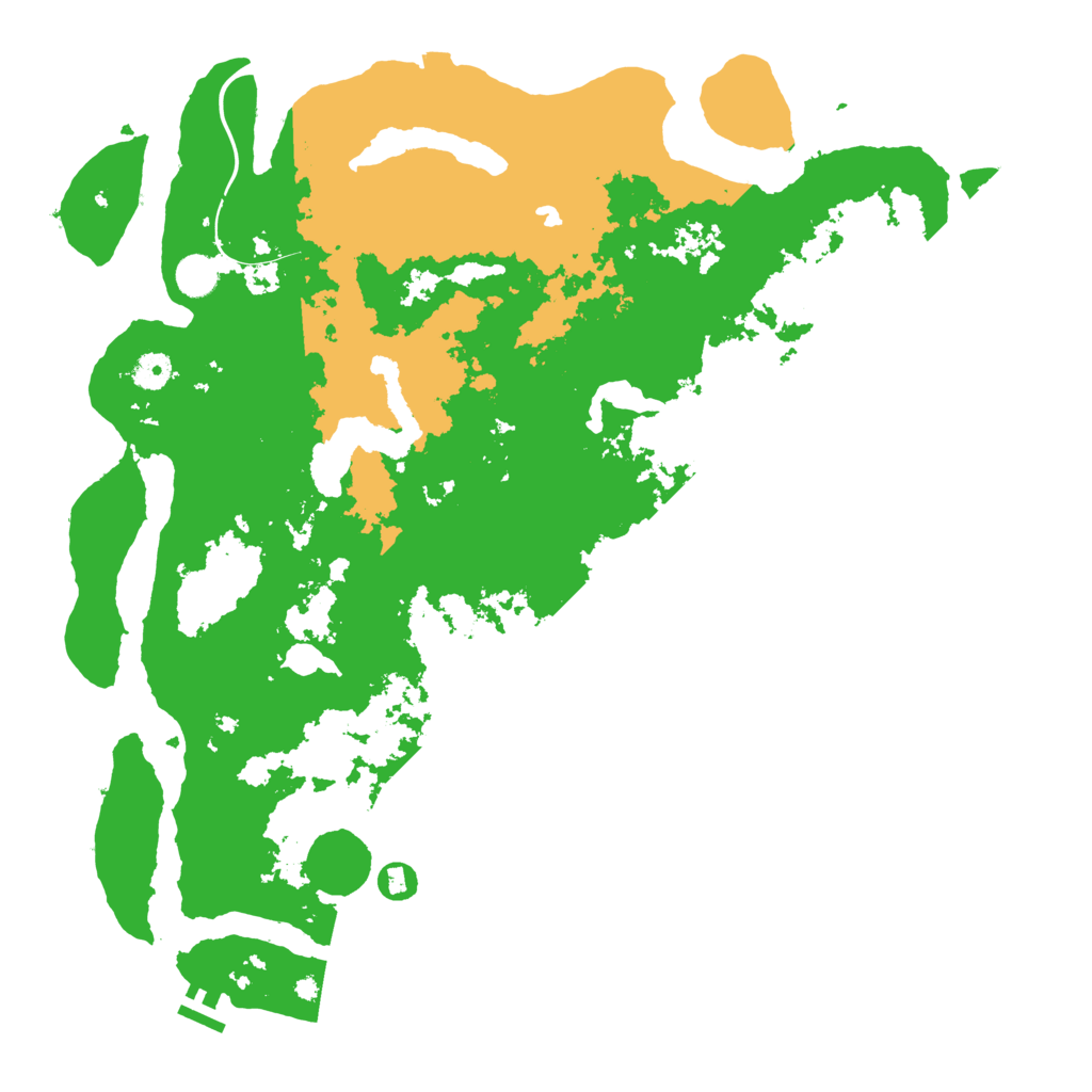 Biome Rust Map: Procedural Map, Size: 4500, Seed: 1893833654