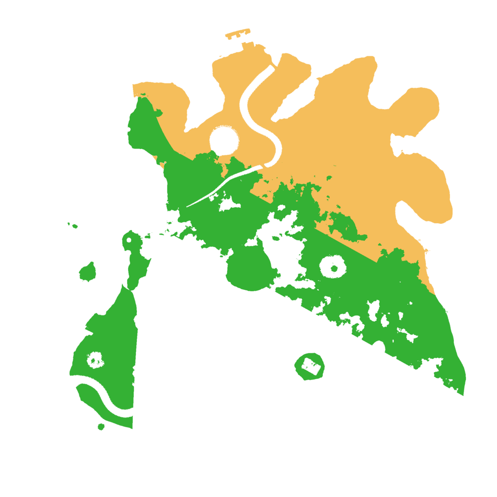Biome Rust Map: Procedural Map, Size: 3000, Seed: 4869