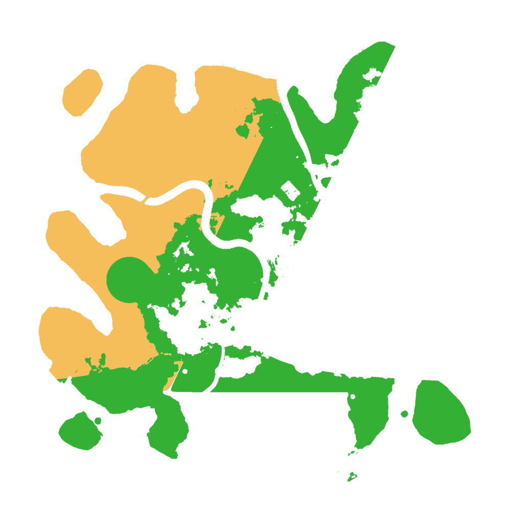 Biome Rust Map: Procedural Map, Size: 3000, Seed: 82491