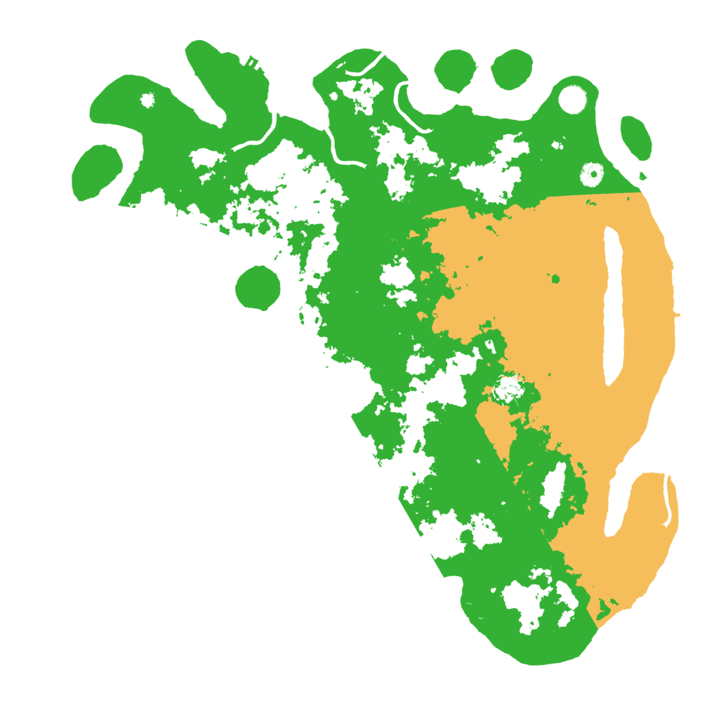 Biome Rust Map: Procedural Map, Size: 4500, Seed: 245654156