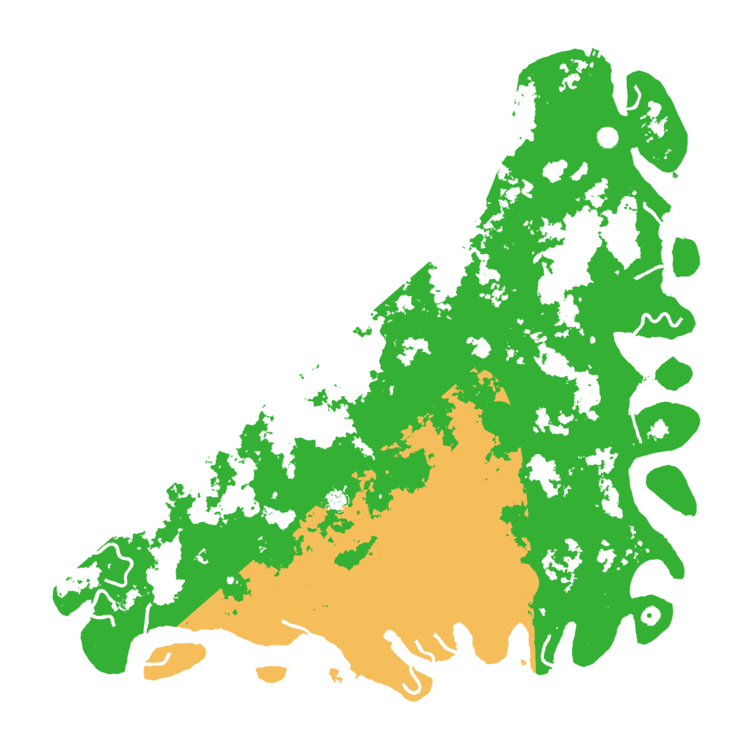 Biome Rust Map: Procedural Map, Size: 6000, Seed: 2147483635
