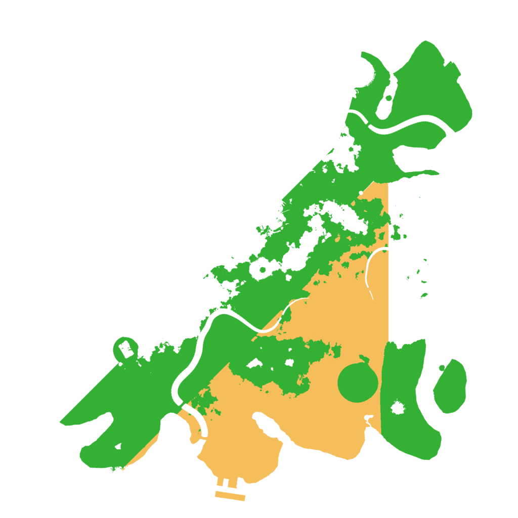 Biome Rust Map: Procedural Map, Size: 3500, Seed: 1780331111
