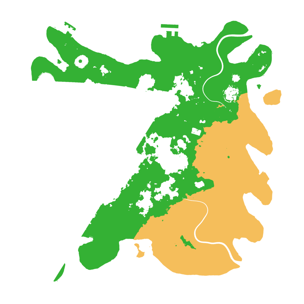 Biome Rust Map: Procedural Map, Size: 3500, Seed: 1397222138