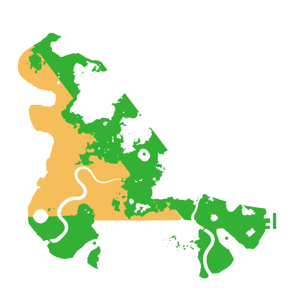 Biome Rust Map: Procedural Map, Size: 3700, Seed: 1571460564