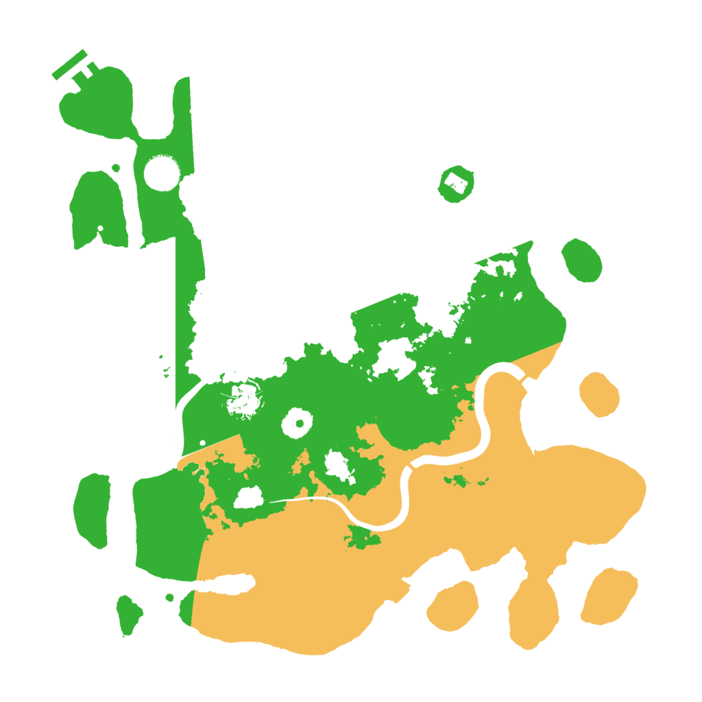 Biome Rust Map: Procedural Map, Size: 3500, Seed: 178562895