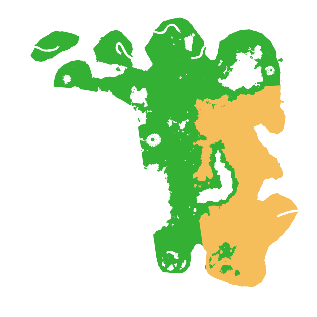 Biome Rust Map: Procedural Map, Size: 3500, Seed: 2011337750