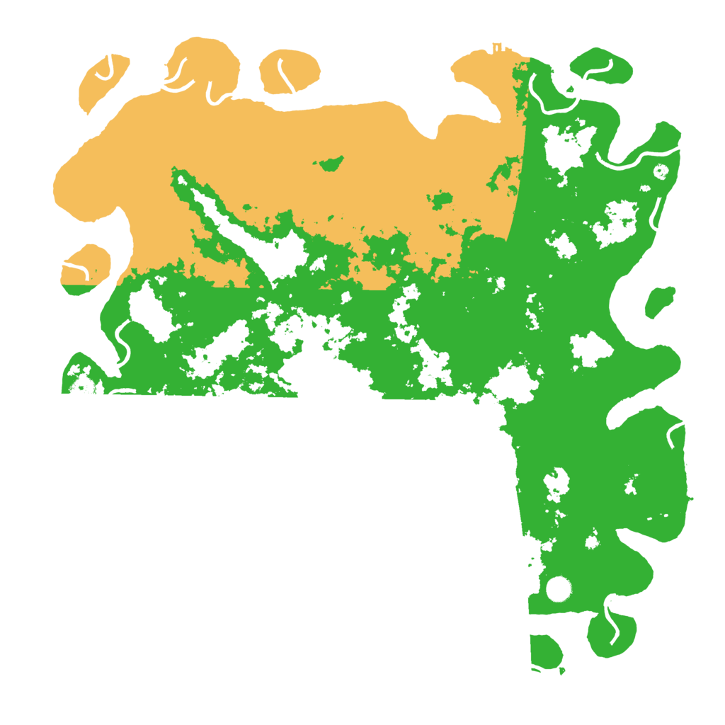 Biome Rust Map: Procedural Map, Size: 5000, Seed: 55269