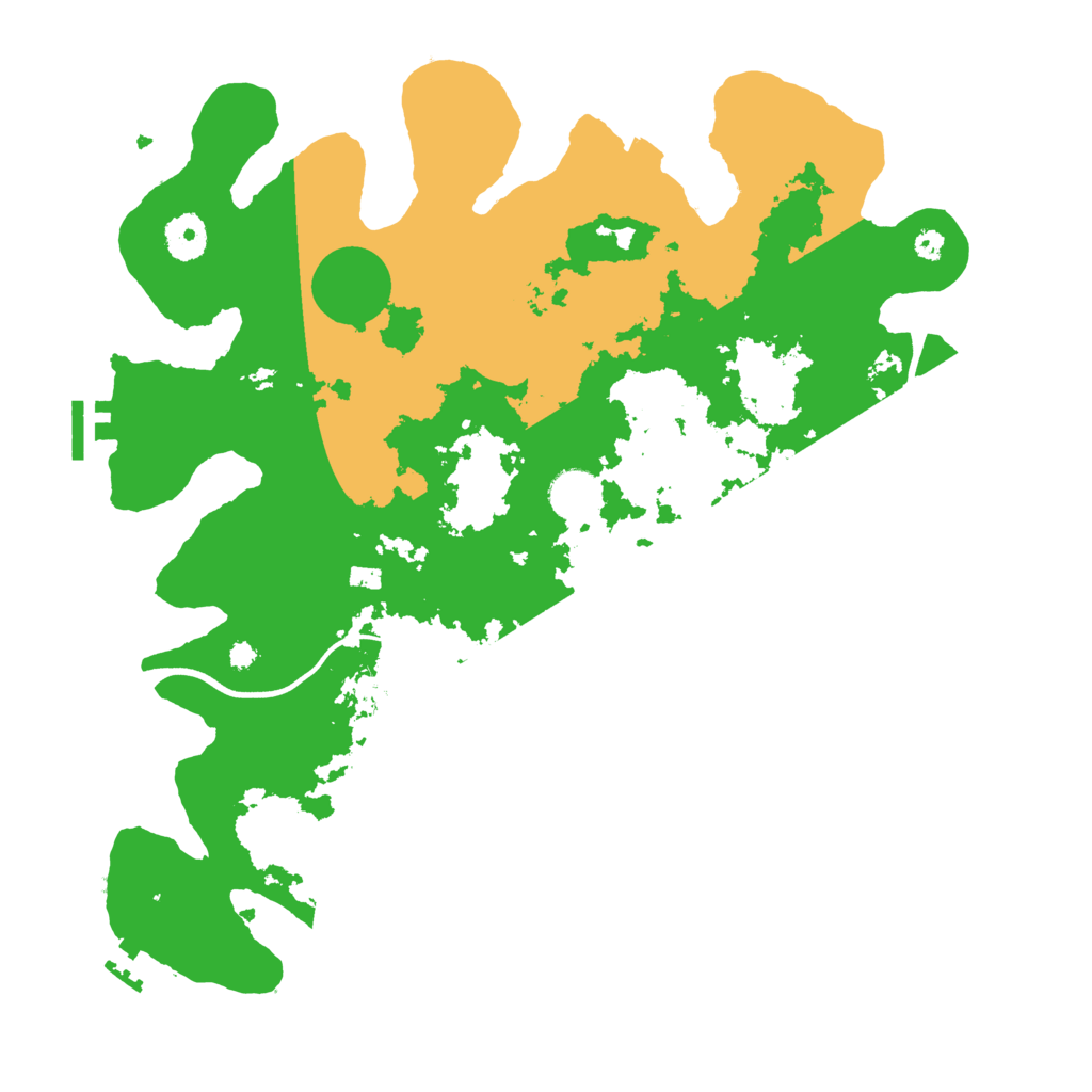 Biome Rust Map: Procedural Map, Size: 3700, Seed: 1782401389