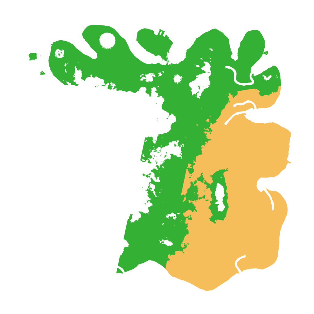 Biome Rust Map: Procedural Map, Size: 3500, Seed: 1659059094