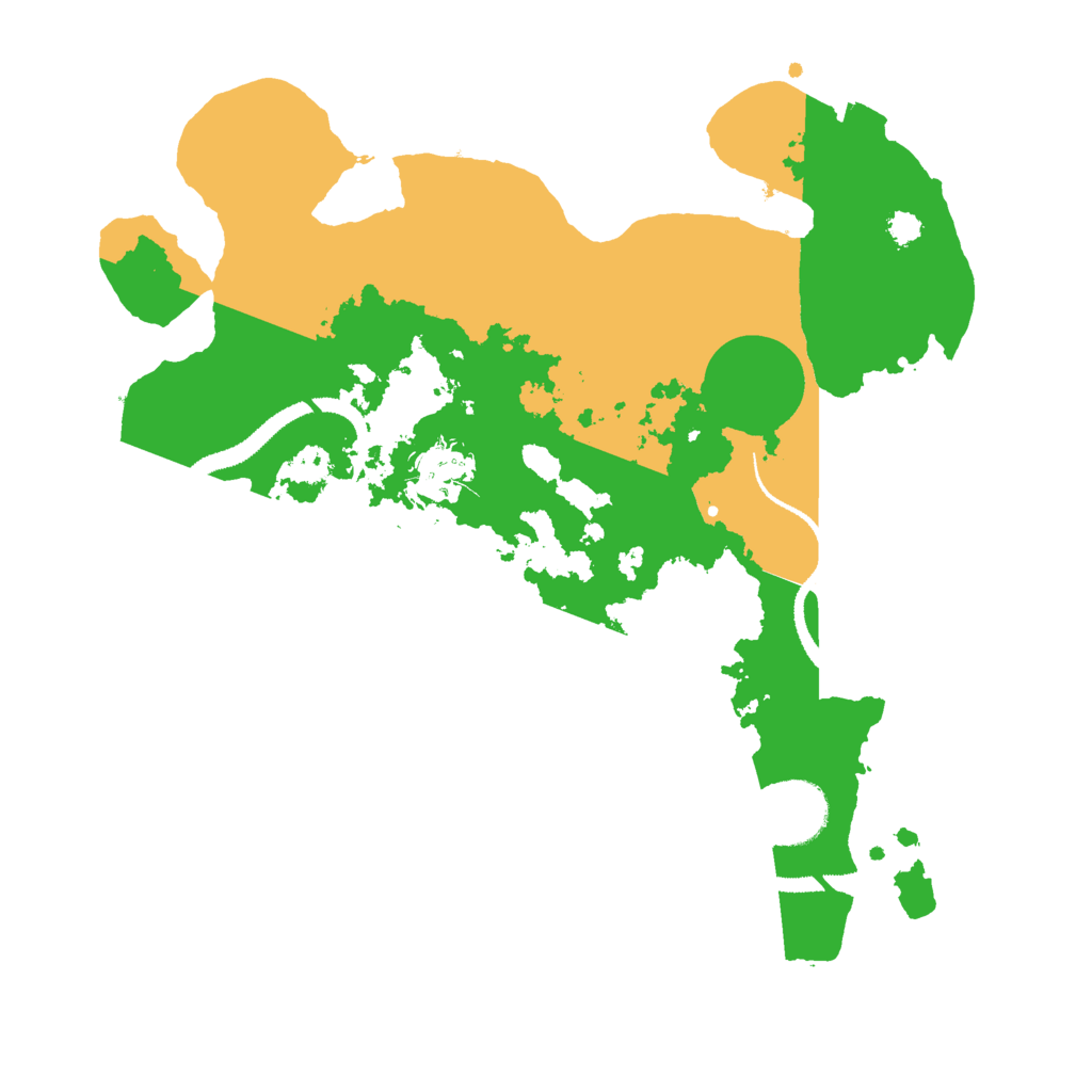 Biome Rust Map: Procedural Map, Size: 3000, Seed: 1966045892