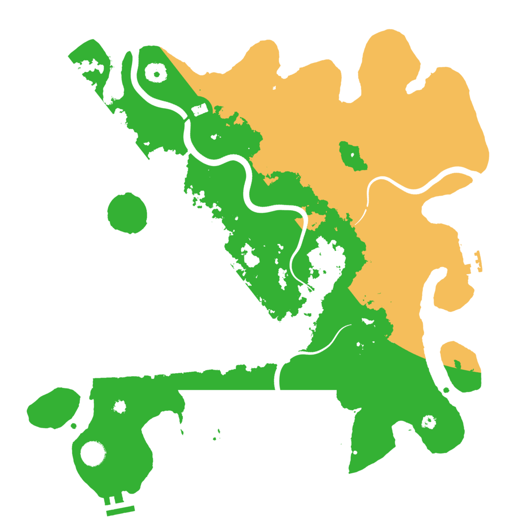 Biome Rust Map: Procedural Map, Size: 3700, Seed: 706351798