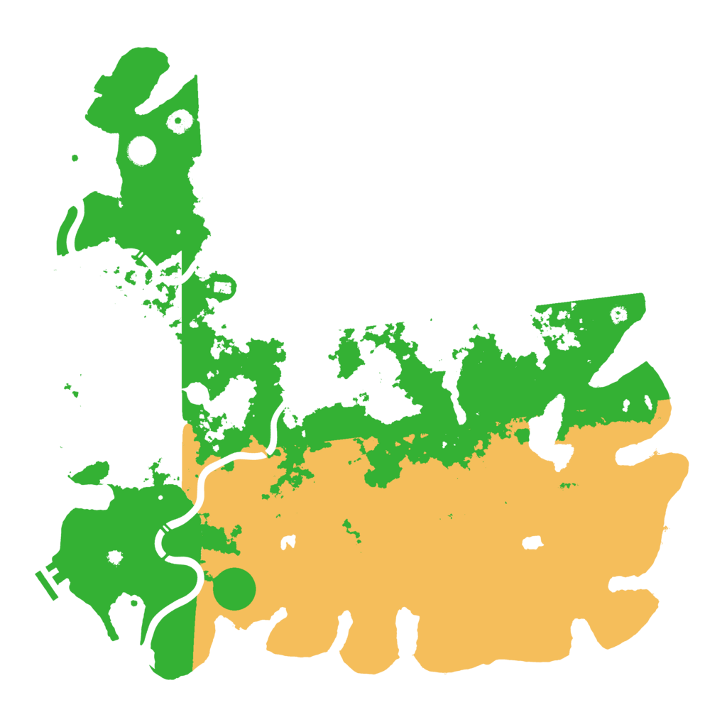 Biome Rust Map: Procedural Map, Size: 4500, Seed: 393993804