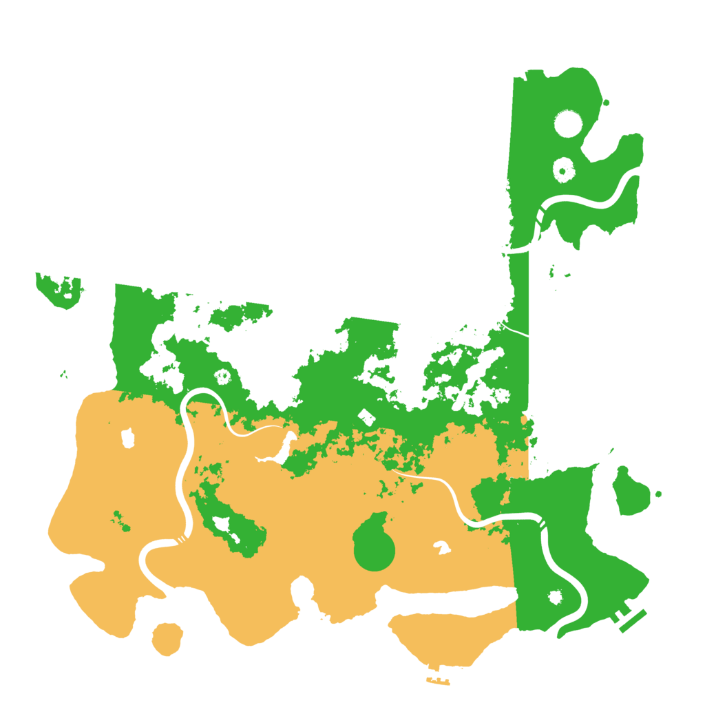Biome Rust Map: Procedural Map, Size: 4500, Seed: 123687705
