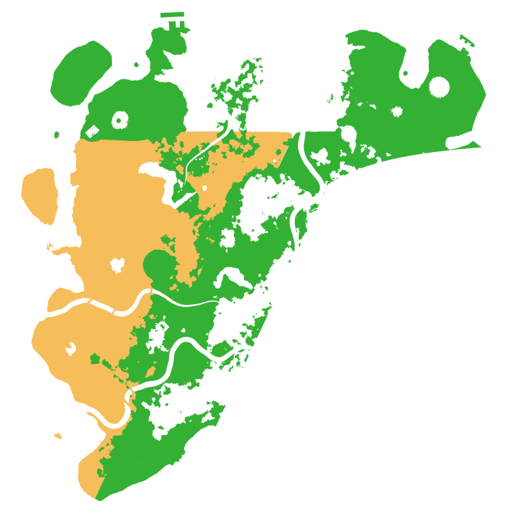 Biome Rust Map: Procedural Map, Size: 4500, Seed: 1450647188