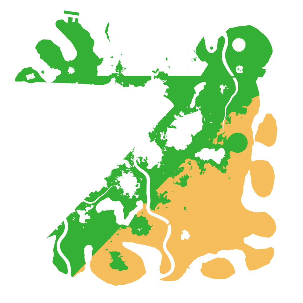 Biome Rust Map: Procedural Map, Size: 4000, Seed: 8616929